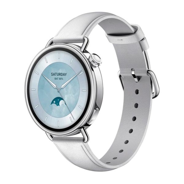 Умные часы Xiaomi Watch S4 41 мм, кожаный ремешок